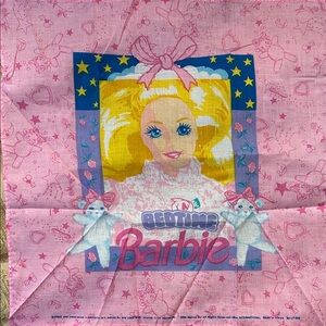 Vintage Pink Barbie Bandana
